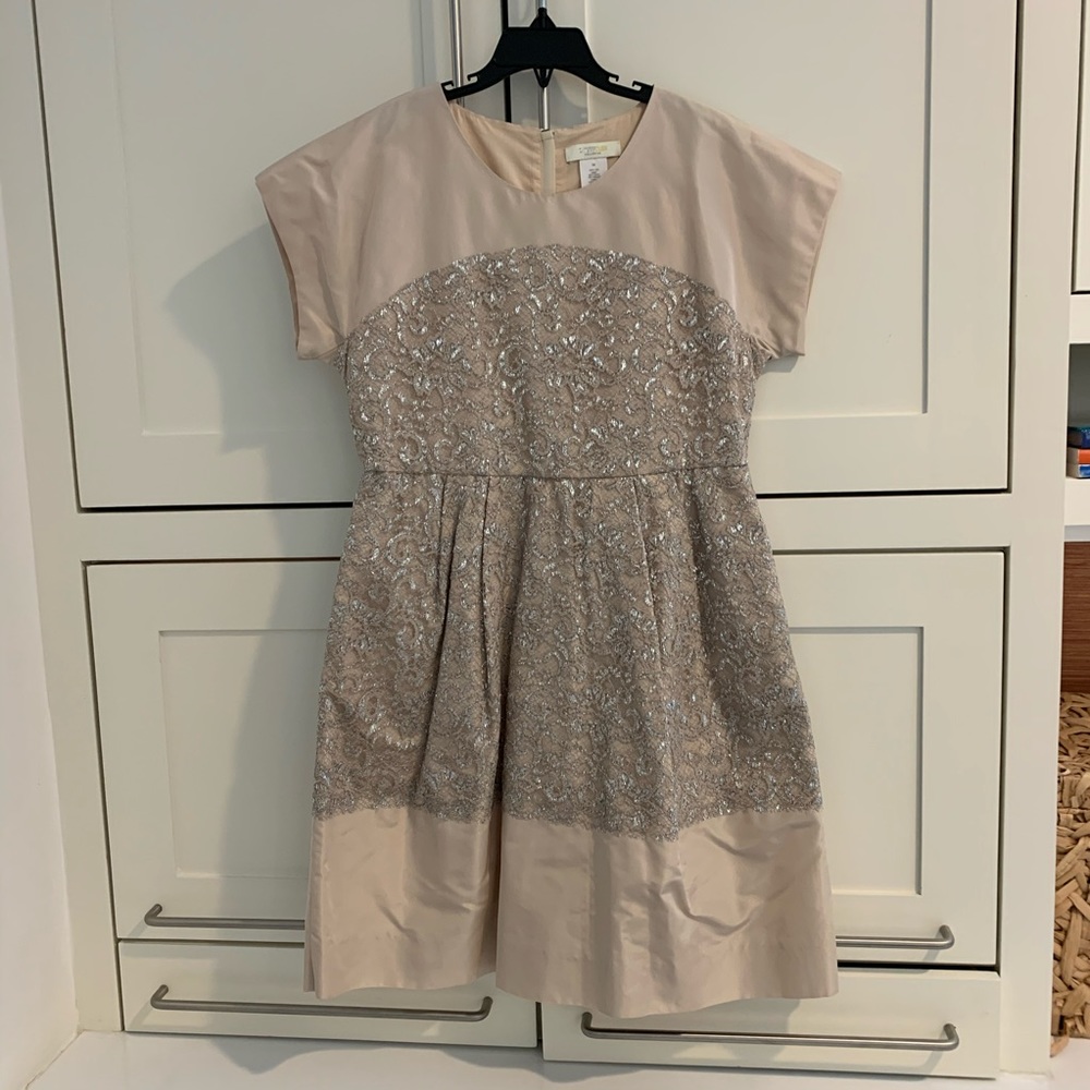 Girls Cream Crew Cuts Dress!